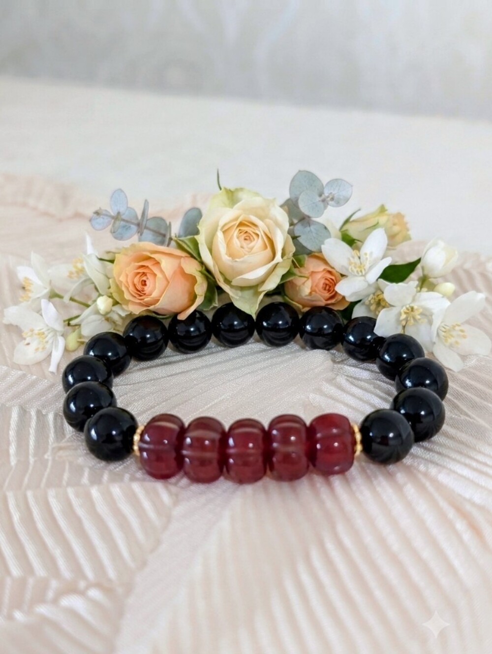 Onyx/Agate Bracelet